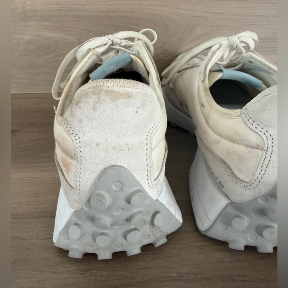 New Balance Shoes Women's 10 B 327 Athletic Low Sneakers WS327BV Beige Suede - Picture 13 of 15